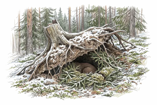 Björnide, illustration ur boken